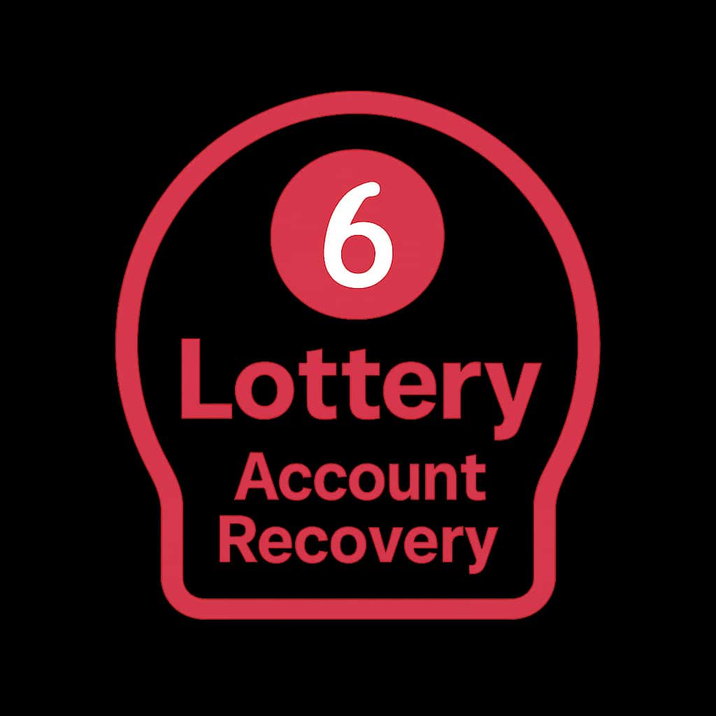 Icon representing the 6 Lottery Account Recovery process.