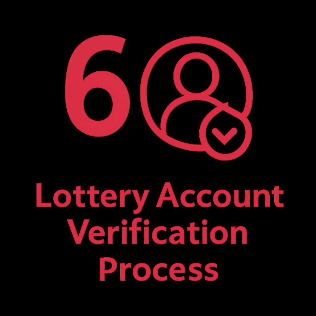 Icon representing the 6 Lottery Account Verification Process.