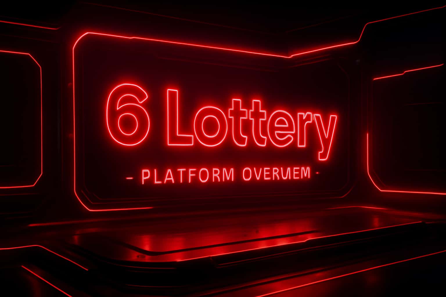 Futuristic lottery background