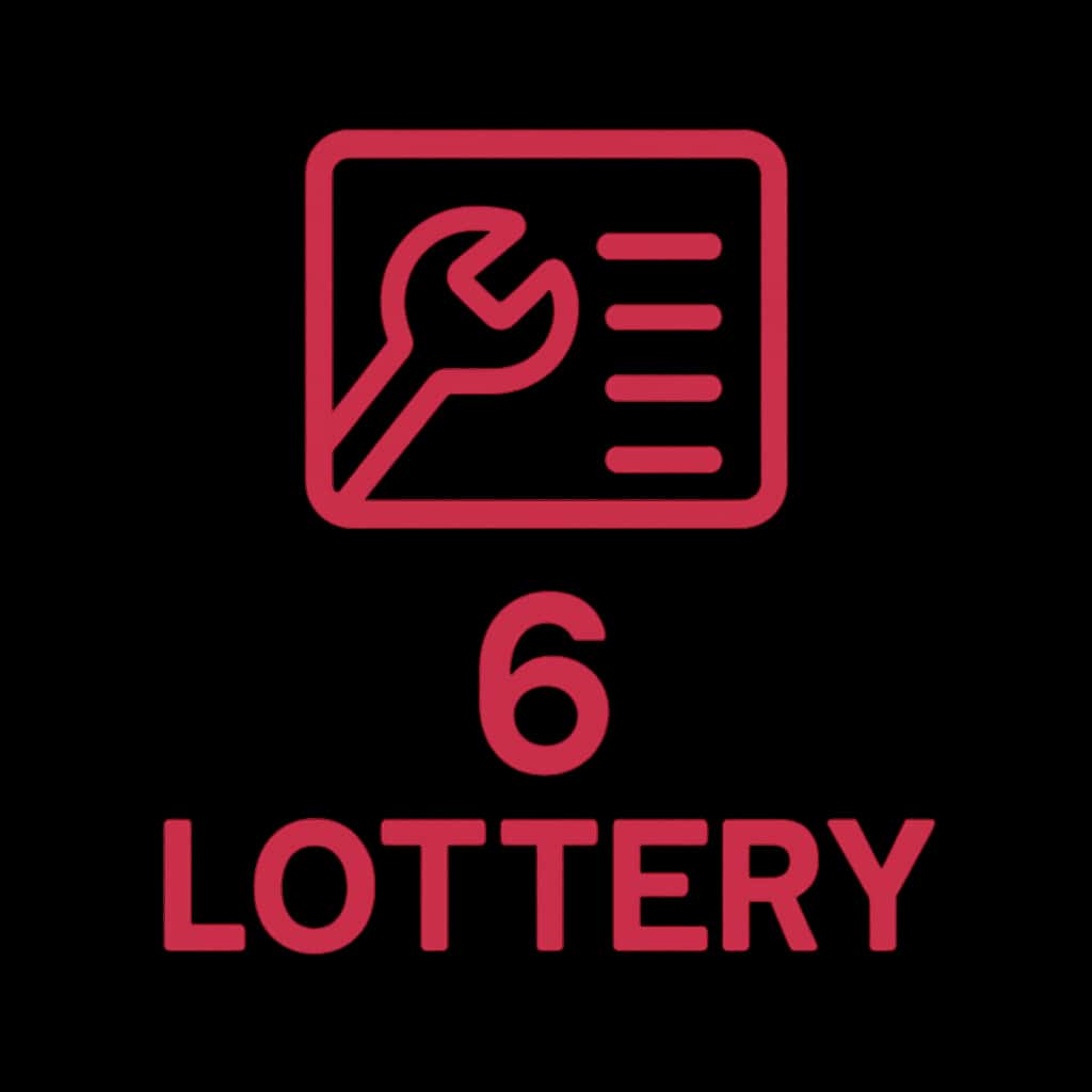 Icon representing help for 6 Lottery login issues.