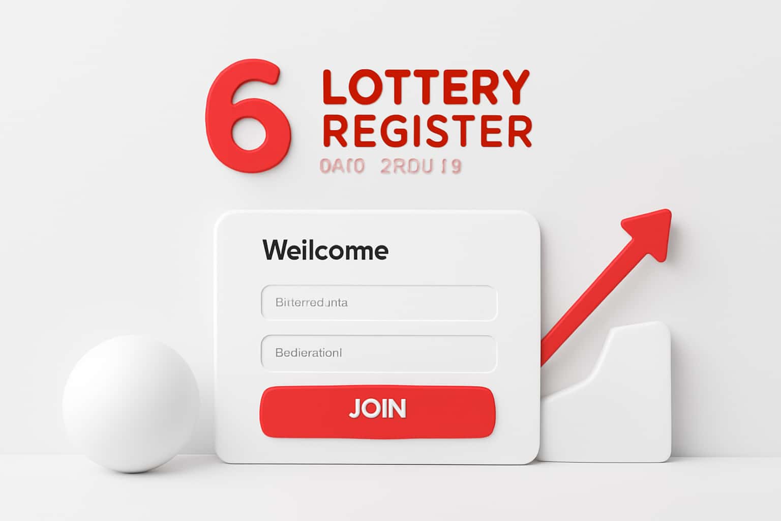 6 Lottery Register - New Account Interface