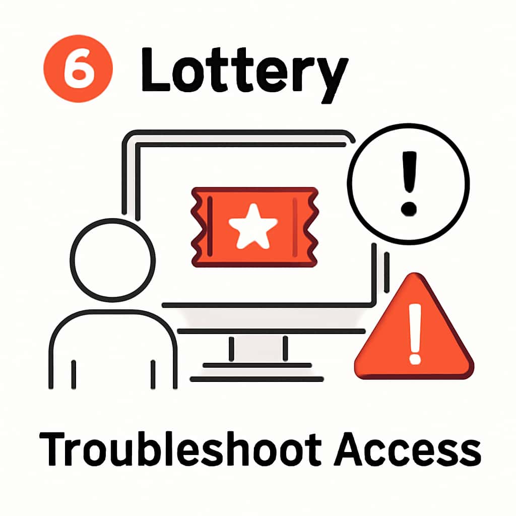 An illustration related to Troubleshoot 6 Lottery Access.