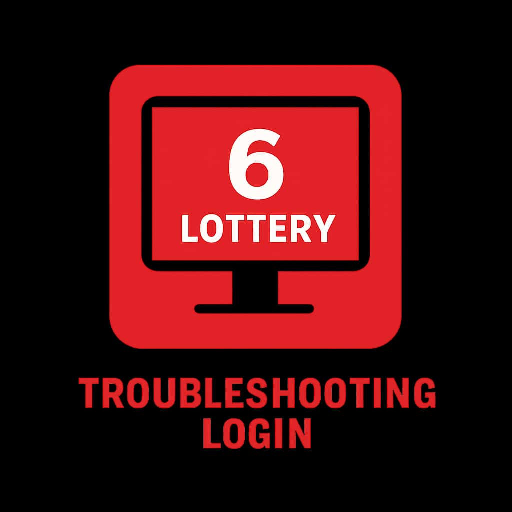 An icon depicting support for 6 Lottery login troubleshooting.